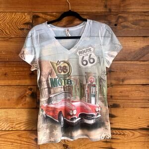 Southwest Road Trip shirt from Big Bang USA, v neck tee shirt